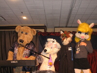 Furry band at Morphicon.