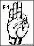 American Sign Language F.