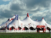 Circus tent.