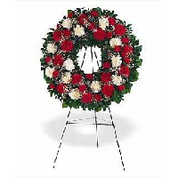 Funeral wreath.