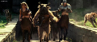 Centaurs and others from Prince Caspian.