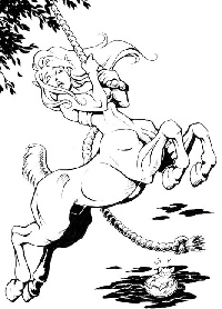 Centaur and mouse.